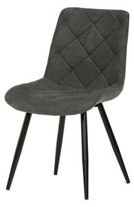 Autronic JEDÁLENSKÁ STOLIČKA - šedá látka - 52 x 88 x 61 cm