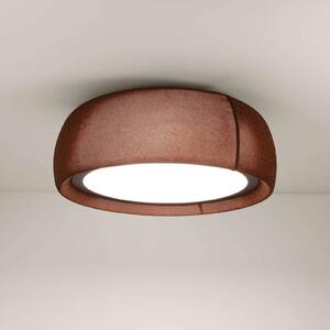 LEDS-C4 LED stropné svietidlo Gong, hnedé, 3 000 K, Ø 61,2 cm