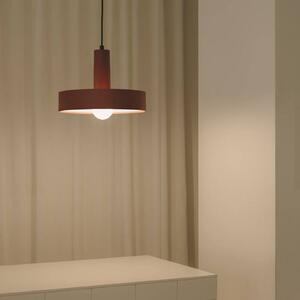 LEDS-C4 Keops 1 závesné svietidlo, terakota matná, Ø 28 cm, hliník, Terakota, Obývacia izba / jedáleň, Hliník, Moderný, Závesné svietidlo