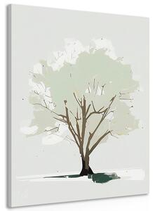 Obraz strom s nádychom minimalizmu Varianta: 40x60