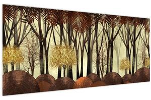 Obraz - Dekoratívne les (120x50 cm)
