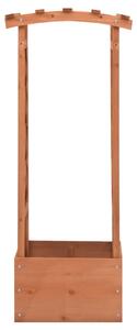 Kvetináč s mriežkou a oblúkom 49x39x117 cm jedľový masív