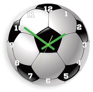 Moderné nástenné hodiny FOOTBALL (Hodiny na stenu)