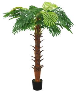 Umelá palma Cycas s kvetináčom 160 cm zelená