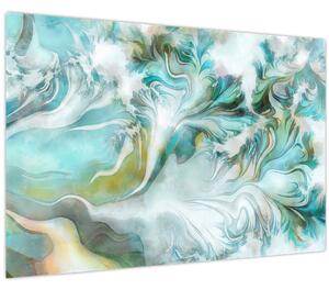 Obraz - Maľba abstraktných vzorov (90x60 cm)