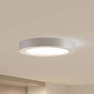 Prios LED stropné svietidlo Edwina, strieborné, 25 cm, sada 10 ks