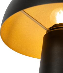 Vonkajšia stojaca lampa čierna 50 cm - Huba
