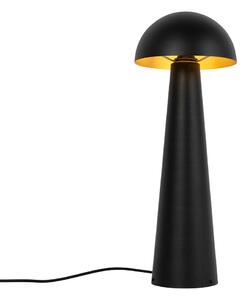 Vonkajšia stojaca lampa čierna 65 cm - Hríb