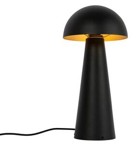 Vonkajšia stojaca lampa čierna 50 cm vrátane LED - Mushroom