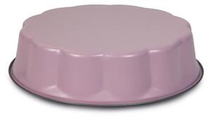 Ružová oceľová forma na tortu Guardini Bon Ton Fiorella, ø 26 cm