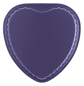 Fialová oceľová forma na tortu Guardini Bon Ton Heart