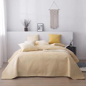 Luxusný prehoz na posteľ MOXIE marhuľový 160 x 220 (Prikrývka na posteľ)