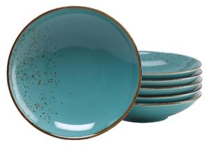 SADA HLBOKÝCH TANIEROV kamenina keramika 6-dielne 22 cm Creatable - Jedálenské sety, Online Only
