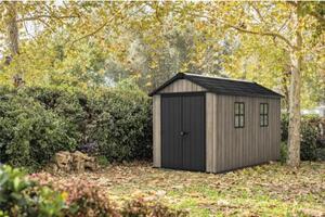 Záhradný domček Keter Apex 7,5 x 11 vrátane podlahy 230 x 350 cm Ashwood