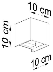 LED Vonkajšie nástenné svietidlo LUCA LED/6W/230V IP54