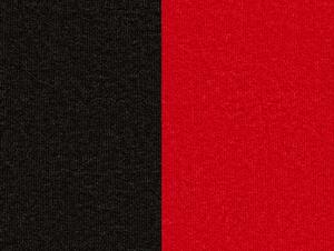 Rozkladacia pohovka s úložným priestorom Adria - čierna / červená
