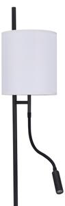 LED Stojacia lampa TOKYO 1xE27/40W/230V + LED/3W čierna/biela