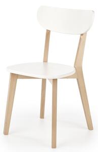 Jedálenská stolička LILLY prírodná/biela
