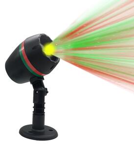 Bezdoteku LED vianočné laser červená zelená projektor RG, IPRO, 5W, červená zelená