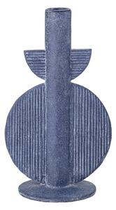 Modrý svietnik Bloomingville Bess, výška 22 cm