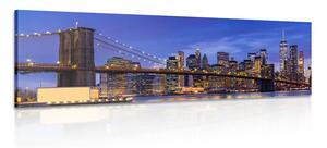 Obraz očarujúci most v Brooklyne Varianta: 150x50