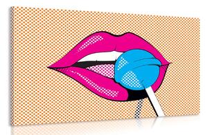 Obraz pop art lízatko
