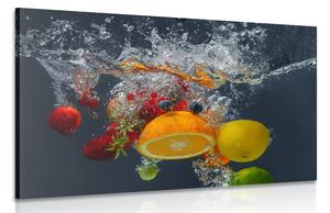 Obraz ovocie vo vode Varianta: 60x40