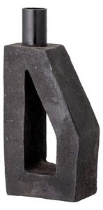 Čierny terakotový svietnik Bloomingville Kes, výška 20 cm