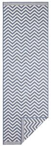 NORTHRUGS - Hanse Home koberce Kusový koberec Twin Supreme 103435 Palma blue creme – na von aj na doma - 80x250 cm