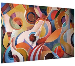 Obraz - Hudobný abstrakt (90x60 cm)
