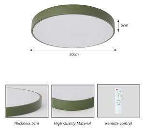 Brilagi - stmievateľné LED stropné svietidlo POOL LED/60W/230V 3000-6000K 50 cm zelené+DO