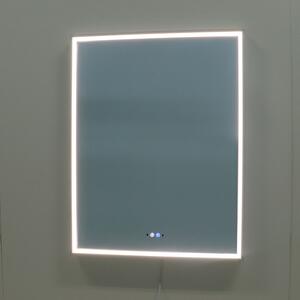 Bezdoteku Nemlžící kúpeľňové zrkadlo s LED osvetlením 90x70 cm KZ4