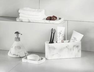 Bielo-sivá tácka do kúpeľne Wenko Desio