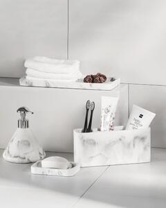 Bielo-sivá tácka do kúpeľne Wenko Desio