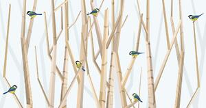 BIG FOREST AND TITMICE – VERTICAL FORMAT – 200 x 100