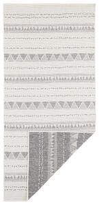 NORTHRUGS - Hanse Home koberce Kusový koberec Twin Supreme 103753 Grey / Cream – na von aj na doma - 80x250 cm