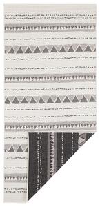 NORTHRUGS - Hanse Home koberce Kusový koberec Twin Supreme 103755 Black / Cream – na von aj na doma - 120x170 cm