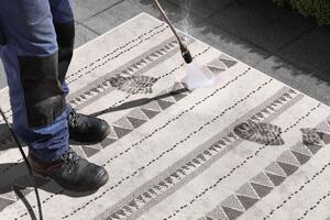 NORTHRUGS - Hanse Home koberce Kusový koberec Twin Supreme 103755 Black / Cream – na von aj na doma - 120x170 cm