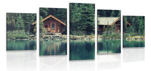 5-dielny obraz park Yoho v Kanade Varianta: 100x50