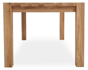 Jedálenský stôl z dubového masívu Korund N olej+vosk (vrchná doska 2,2 cm) - 1600x900x22mm