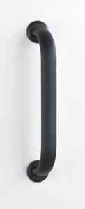 Čierne bezpečnostné madlo do sprchy Wenko Secura, výška 47,5 cm