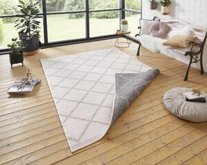 NORTHRUGS - Hanse Home koberce Kusový koberec Twin Supreme 103760 Grey / Cream – na von aj na doma - 120x170 cm