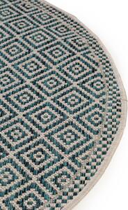 MOOD SELECTION Exteriérový koberec Cleo Blue - koberec ROZMER CM: ø120