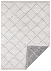 NORTHRUGS - Hanse Home koberce Kusový koberec Twin Supreme 103760 Grey / Cream – na von aj na doma - 80x150 cm