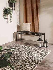 MOOD SELECTION Exteriérový koberec Cleo White/Black - koberec ROZMER CM: 140 x 200