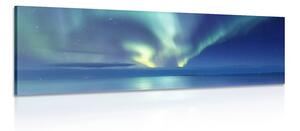 Obraz polárna žiara nad oceánom Varianta: 150x50
