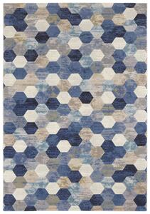 ELLE Decoration koberce Kusový koberec Arty 103578 Blue / Cream z kolekcie Elle - 160x230 cm