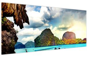 Obraz - Zátoka Phang Nga (120x50 cm)