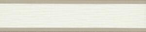 Vliesové bordúry IMPOL 37272-4A, rozmer 5 m x 8,5 cm, vlnovky biele s hnedým okrajom, IMPOL TRADE
