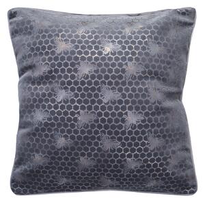 DEKORAČNÁ OBLIEČKA NA VANKÚŠ VELVET20 45X45 CM STRIEBORNÁ